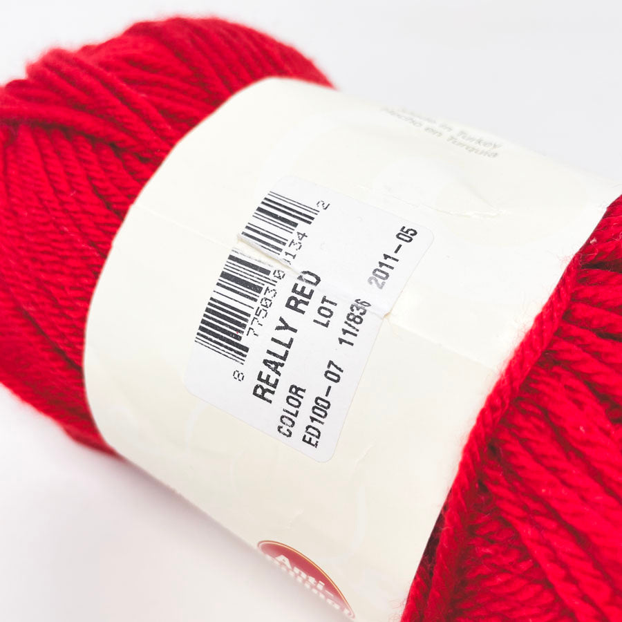 Premier Deborah Norville Everyday Soft Worsted Anti-Pilling Yarn - Really Red