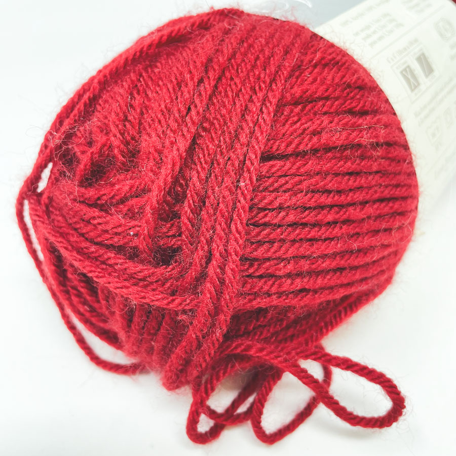 Lion Brand Vanna's Choice Acrylic Yarn - Cranberry