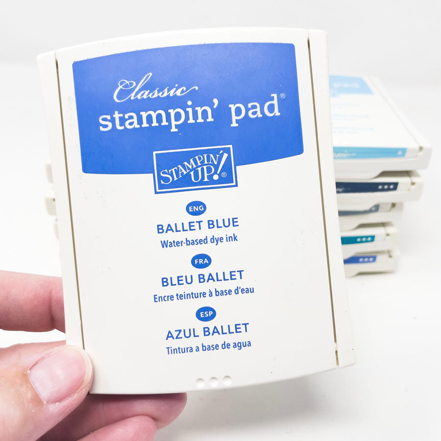 Stampin' Up Stamp Pads (2005-2017) - Blues