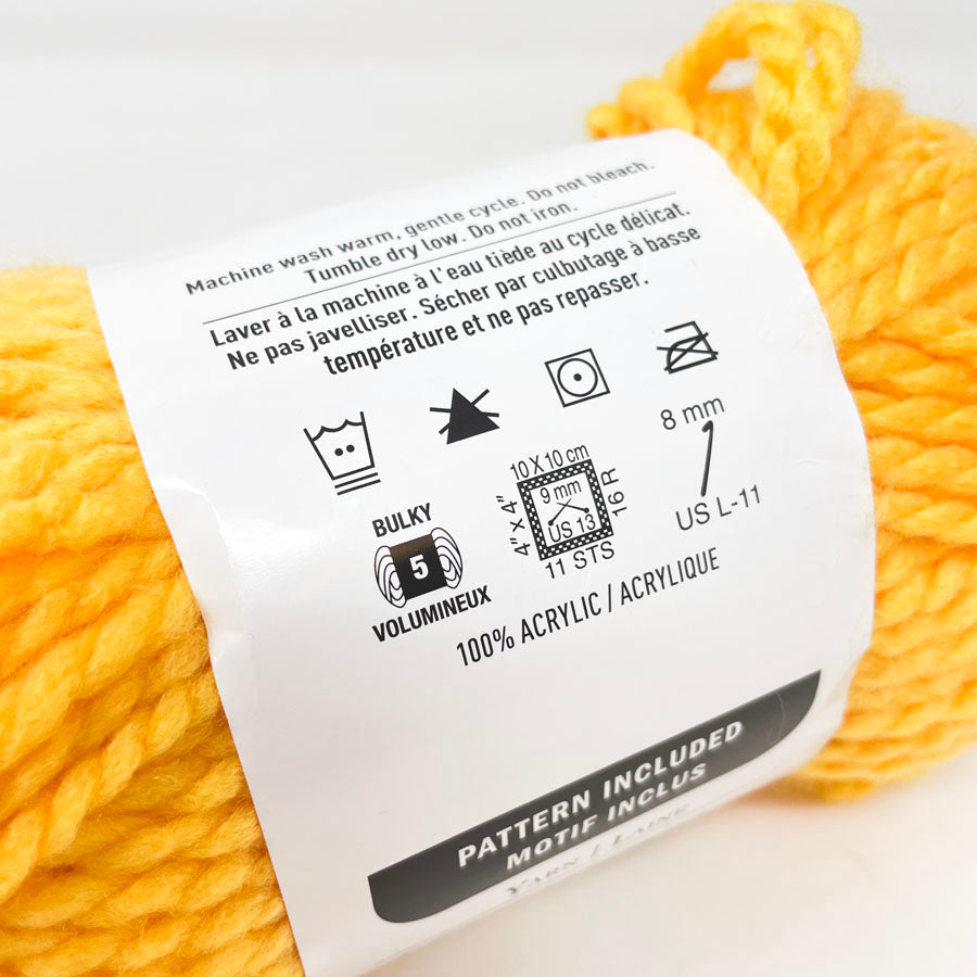Loops & Thread Charisma Acrylic Yarn - Yellow