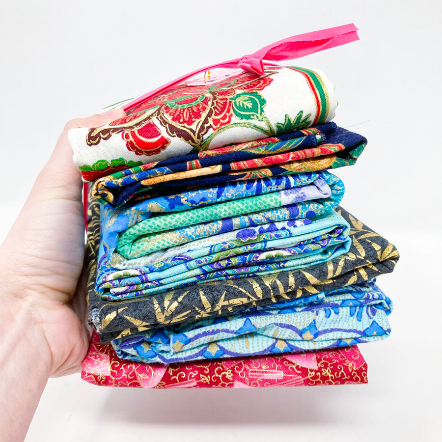 Patterns with Gold Fabric Bundle