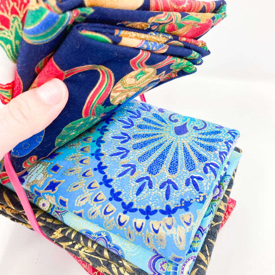 Patterns with Gold Fabric Bundle