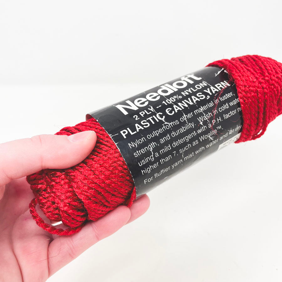 Needloft 2-Ply 100% Nylon Yarn - Red