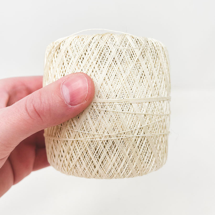 J. & P. Coats Mercerized Cotton Thread - White
