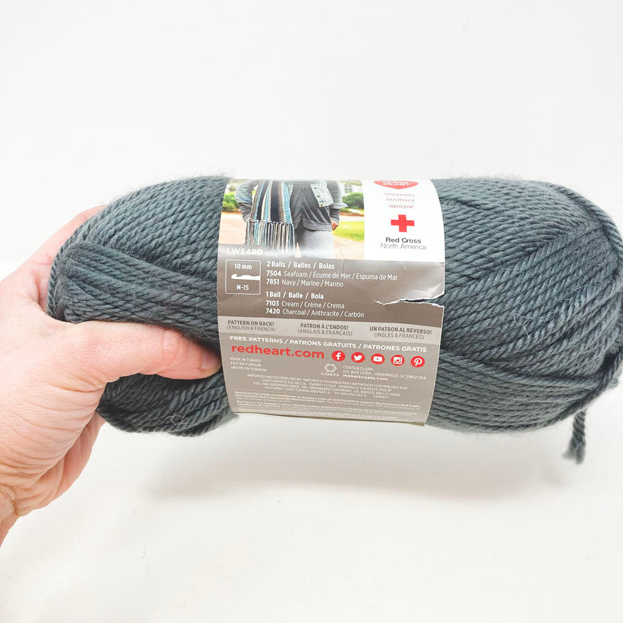 Red Heart Soft Essentials Yarn - Charcoal