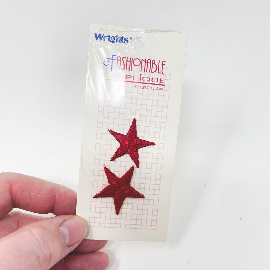 Small - Two Red Star Patches