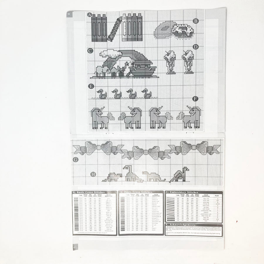 Borders Are Fun Cross Stitch Pattern Booklet