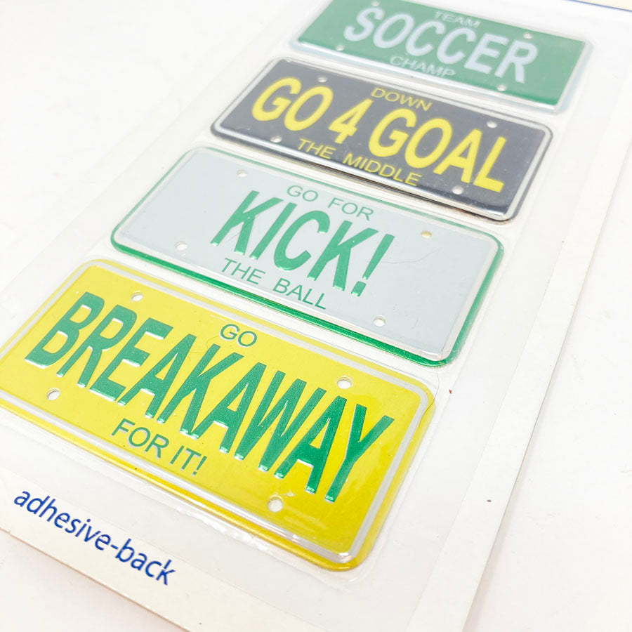 Karen Foster Designs Metal License Plates