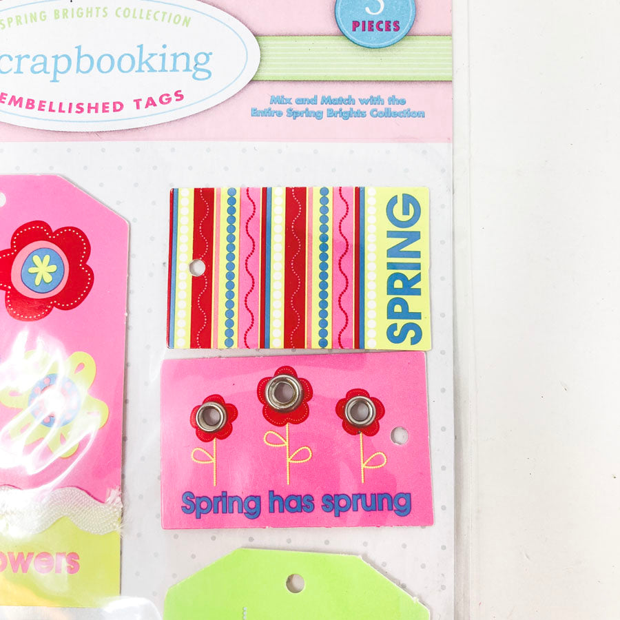 Scrapbooking Embellished Tags