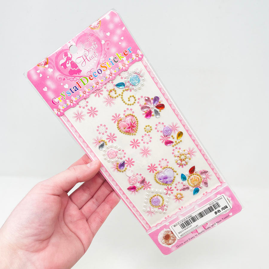 Sweet Heart Crystal DecoSticker