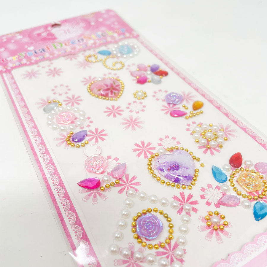 Sweet Heart Crystal DecoSticker