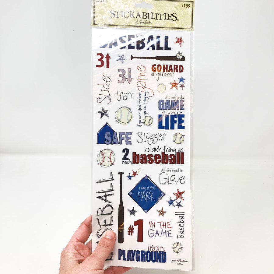 Stickability Baseball Stickers