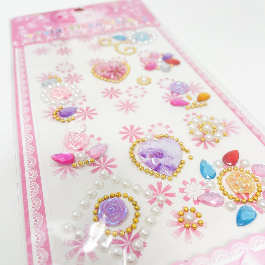 Sweet Heart Crystal DecoSticker