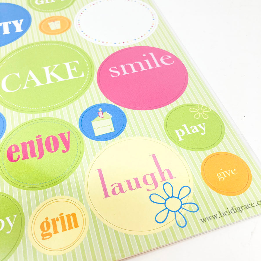 Heidi Grace Cardstock Stickers - Words