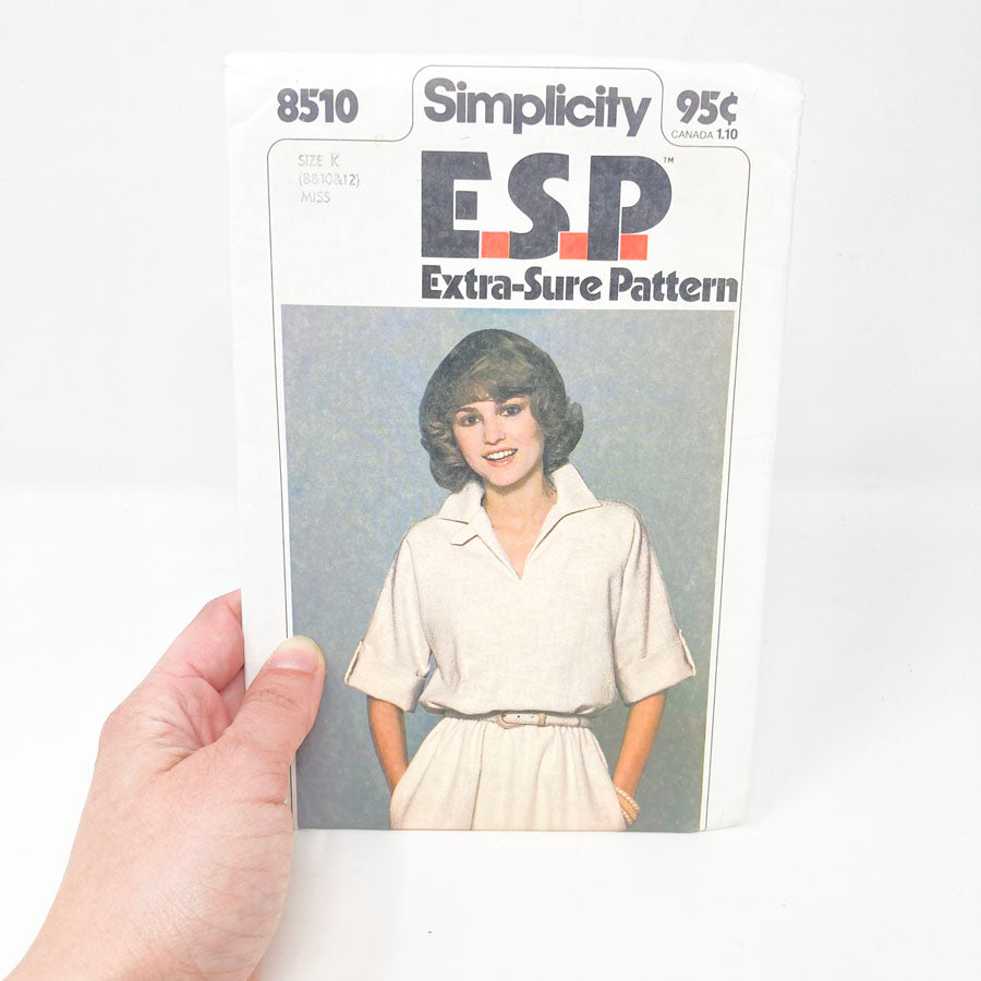 Simplicity E.S.P. 8510 Sewing Pattern - Dress (6-16) - 1978