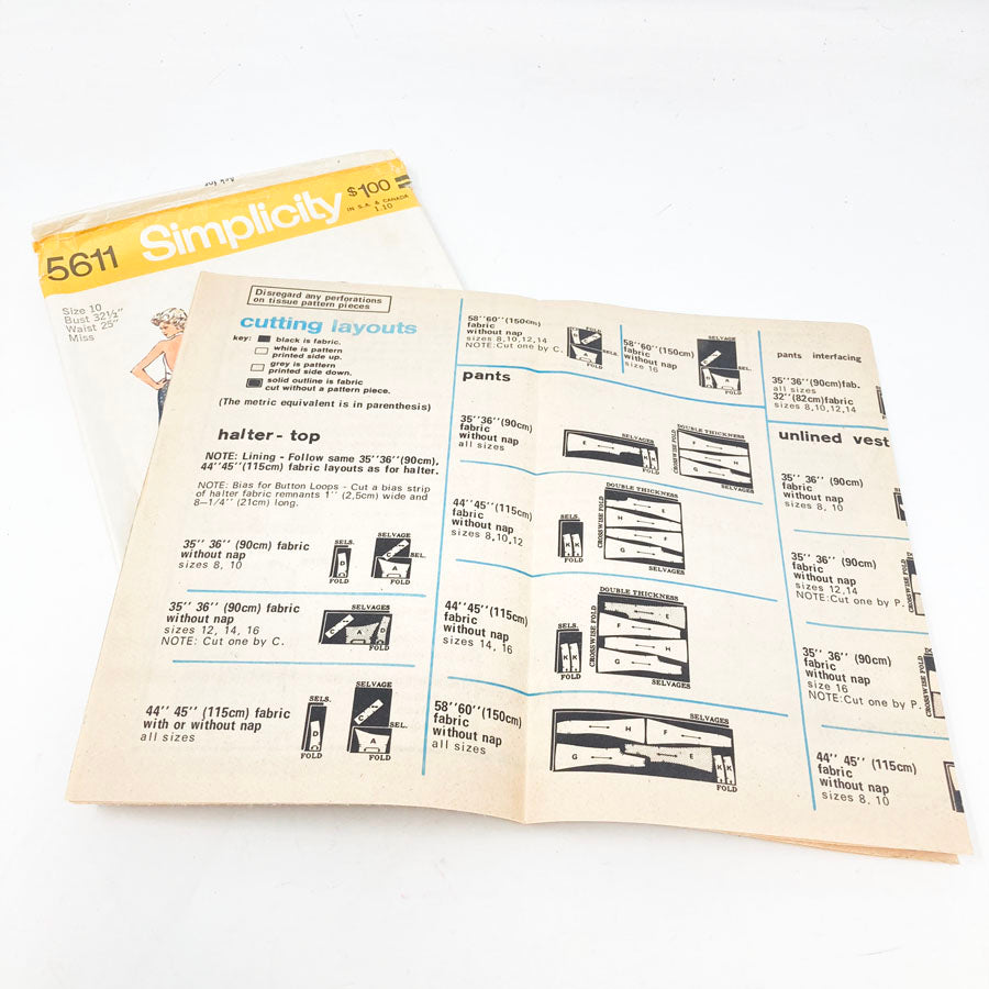 Simplicity 5611 Sewing Pattern - Outfit (10) - 1973