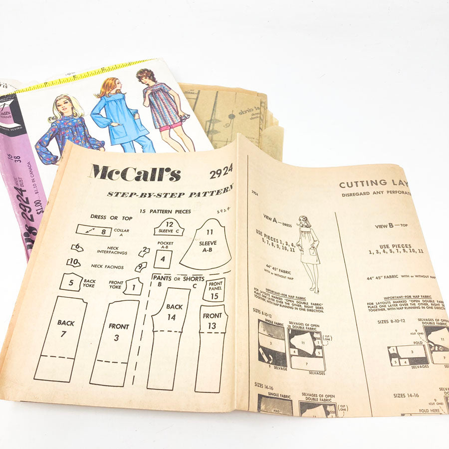 McCall's 2924 Sewing Pattern - Outfit (16) - 1971