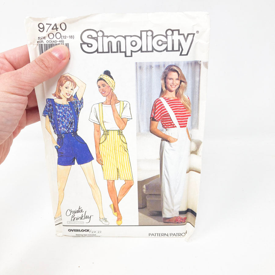 Simplicity 9740 Sewing Pattern - Outfit (12-18) - 1990
