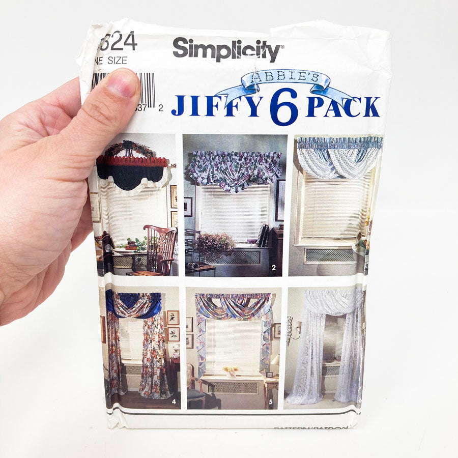 Simplicity 8324 Sewing Pattern - Curtains Jiffy 6-Pack
