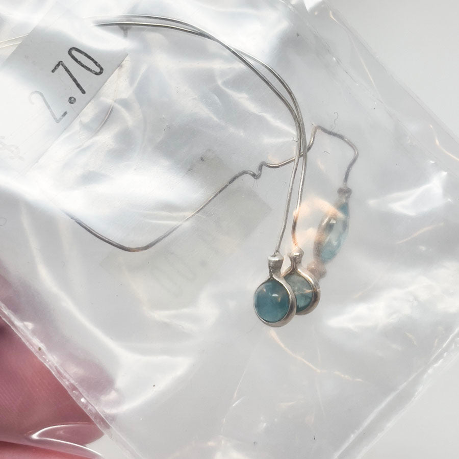 Small Blue Set Gemstones