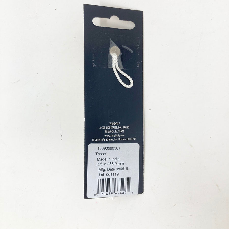 Wrights Tassel - White