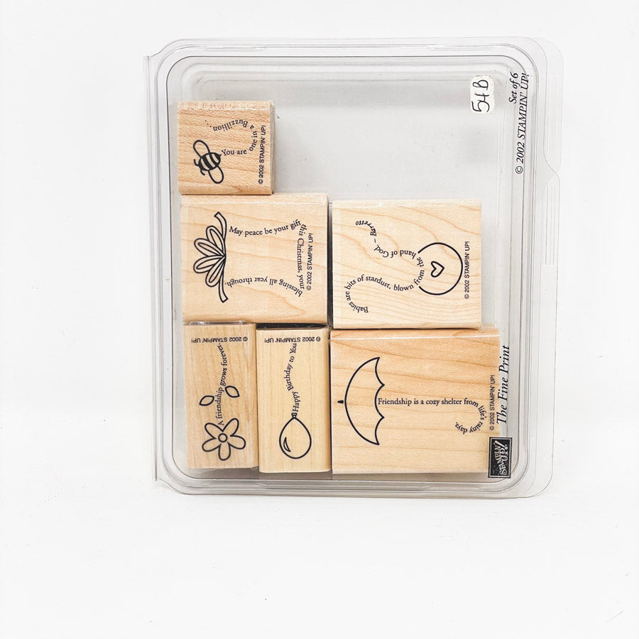 Stampin' Up! Rubber Stamps – Small Box Sets 2000-2004