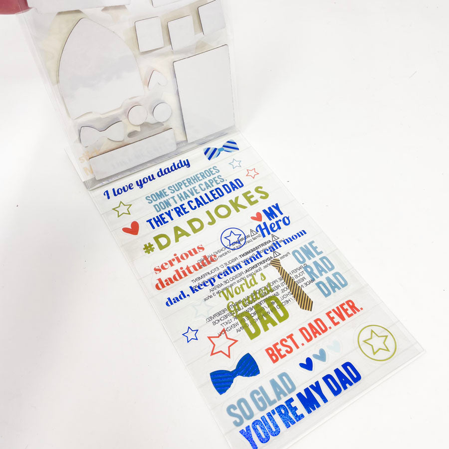 Paper House Dad Stickers