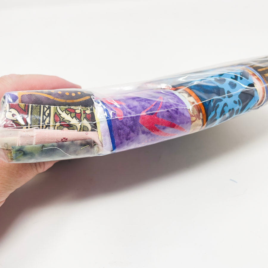 Bundle of Batik Fabric Strips