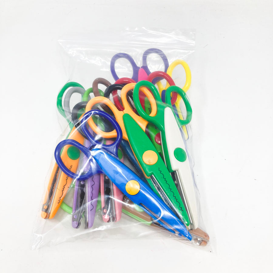 Jumbo Bag of Kid Sized Paper Edger Scissors