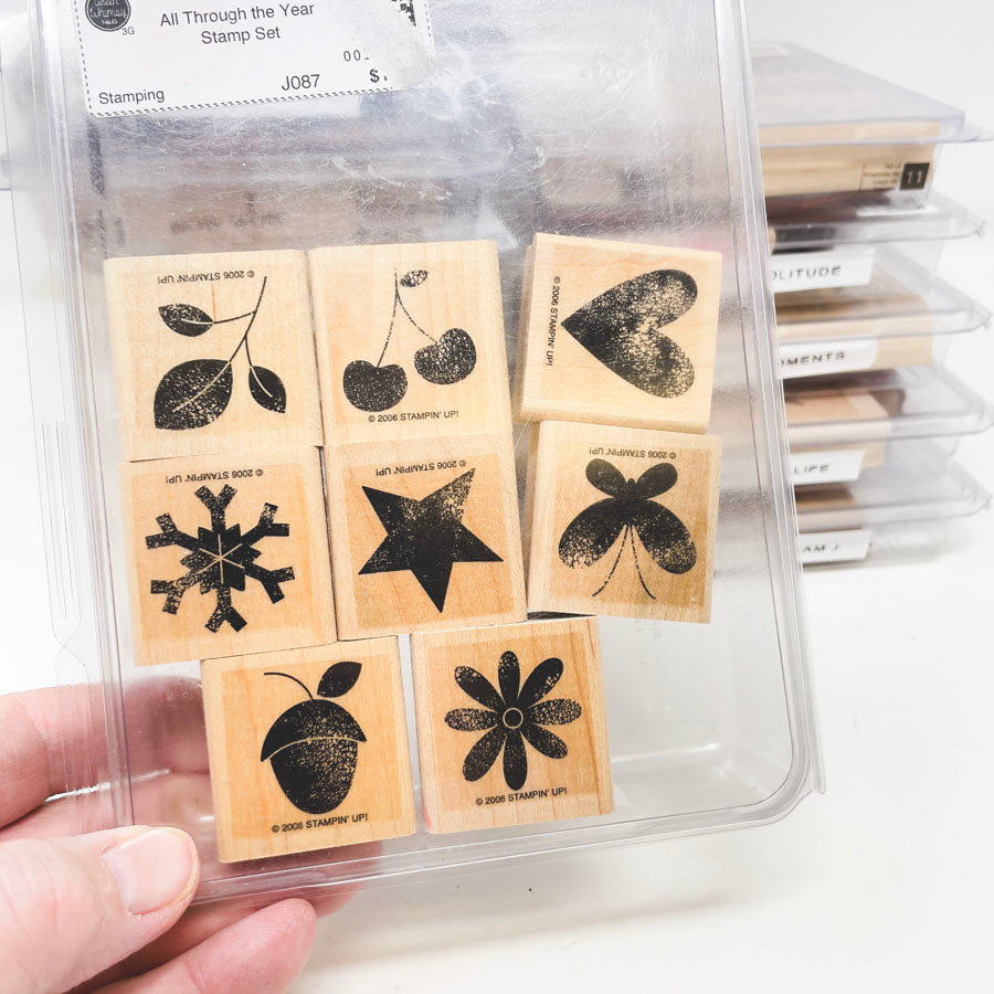 Stampin' Up! MORE Medium Box Sets of Rubber Stamps - Pick a Design