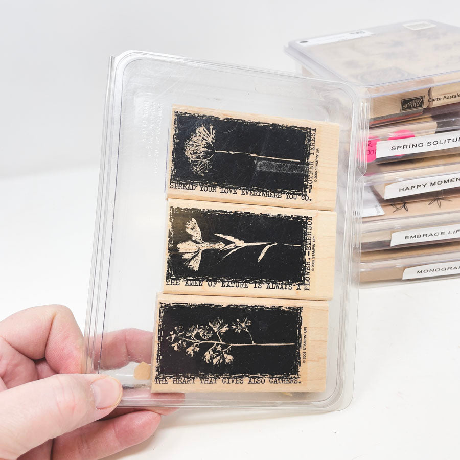 Stampin' Up! MORE Medium Box Sets of Rubber Stamps - Pick a Design