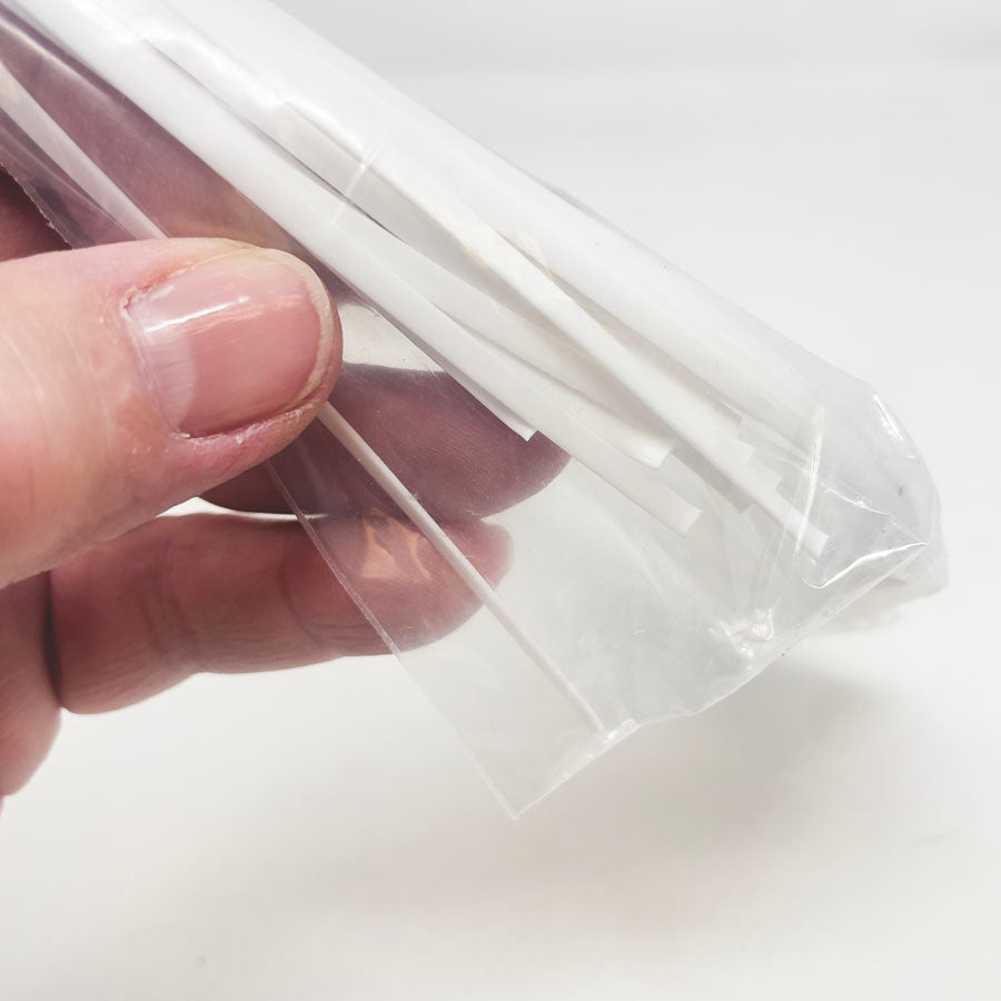 White Plastic Coated Wire