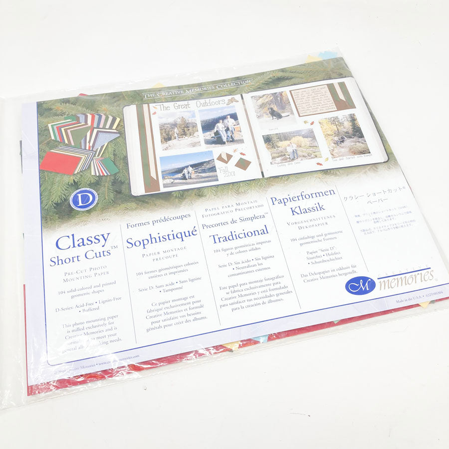 Creative Memories Classy Shortcuts Paper Pack