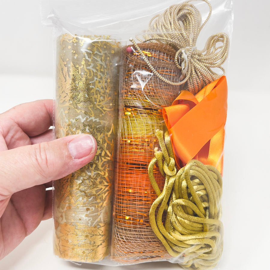 Bundle of Gold Ribbon Remnants