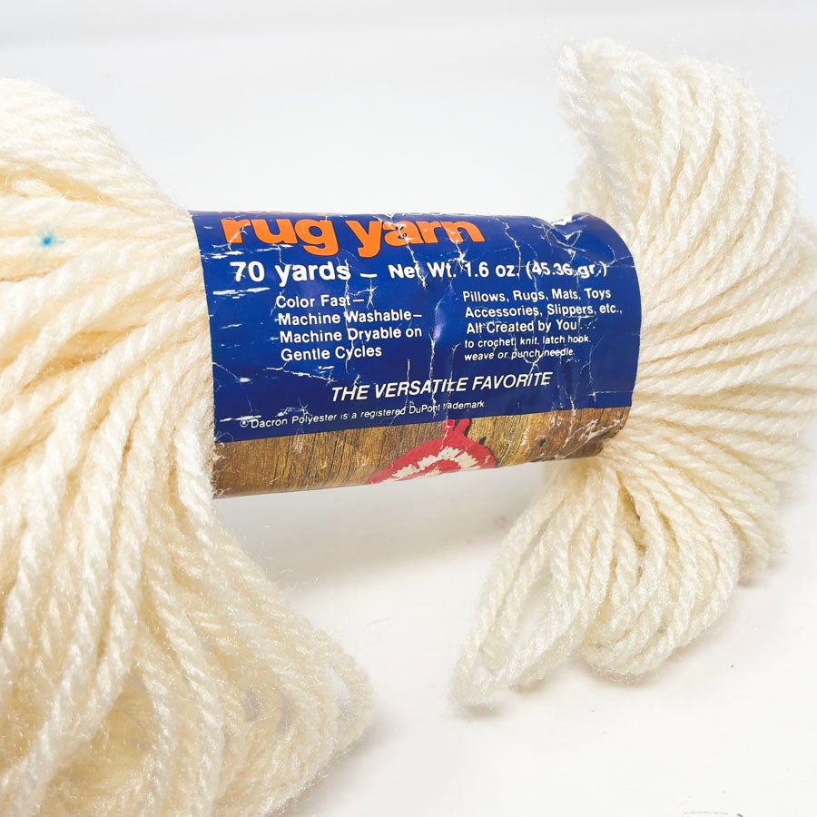 Caron Cream Rug Yarn