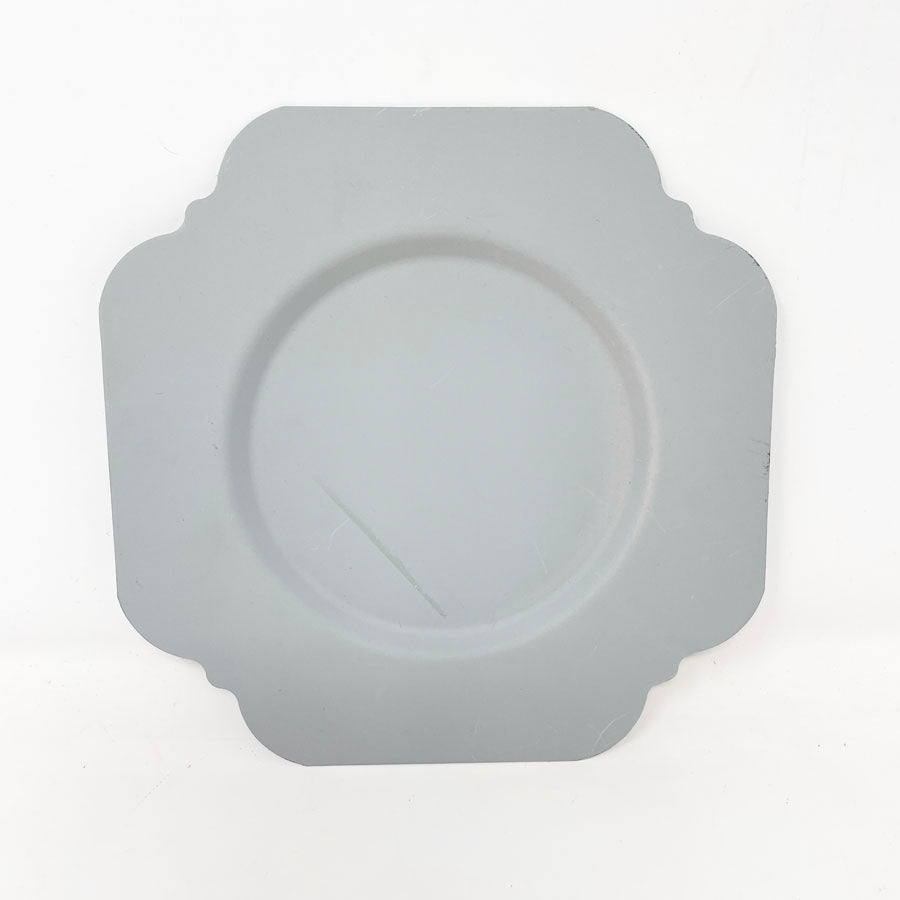 8" Gray Metal Plate Form/Mold (1)