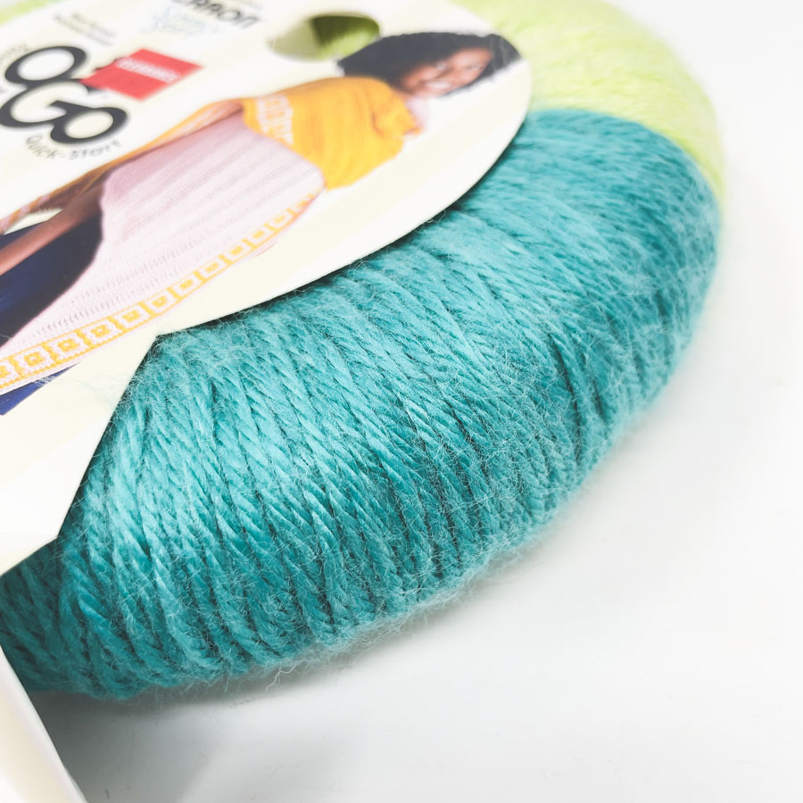 Caron Simply Soft O'Go - Cool Green/Lime Frost