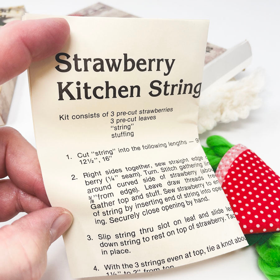 Vintage Kitchen Spice String Craft - Sewing Kits