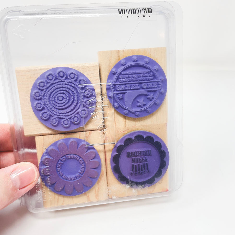So Many Scallops Wood Stamps by Stampin' Up