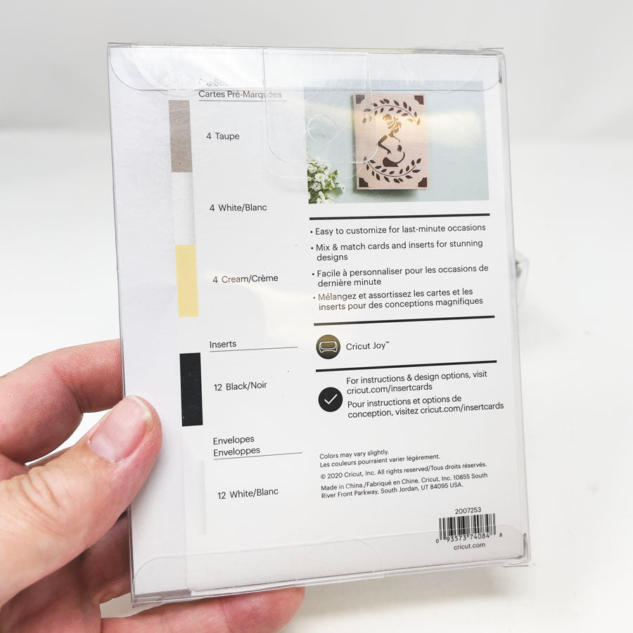Cricut Joy Insert Cards - Neutrals Sampler 4.25" x 5.5"