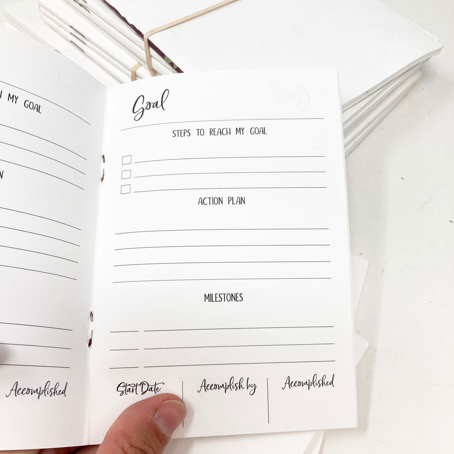 White Planner/Travel/Journal Insert Bundles