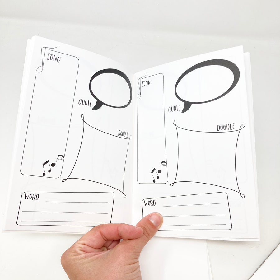 White Planner/Travel/Journal Insert Bundles