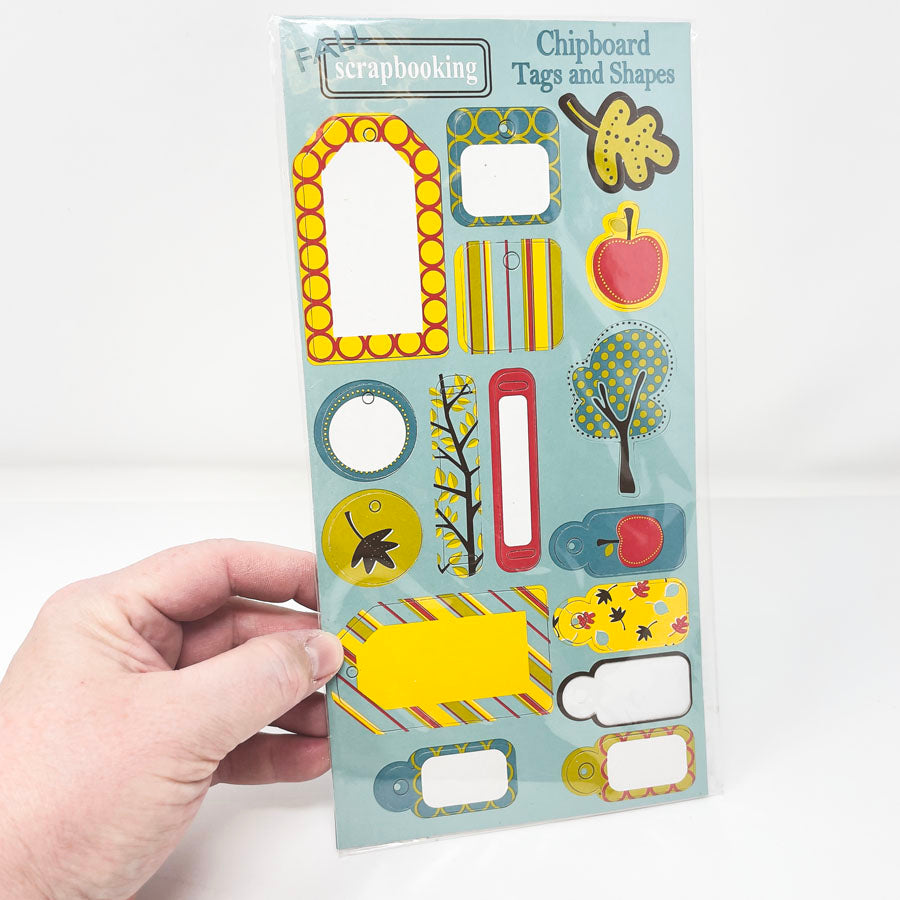 Fall Scrapbooking Chipboard Shapes