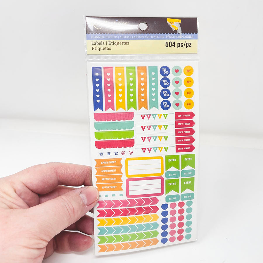 Recollections Label Sticker Sheets