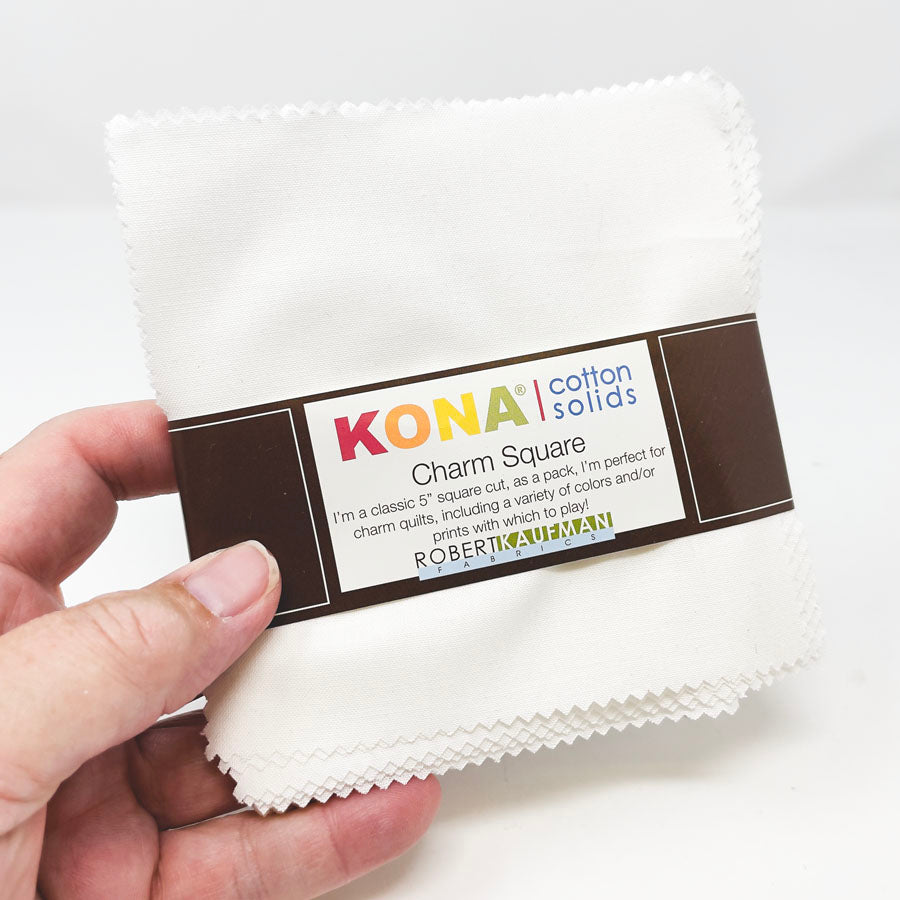 Kona Cotton Solids Charm Square Fabric Pack