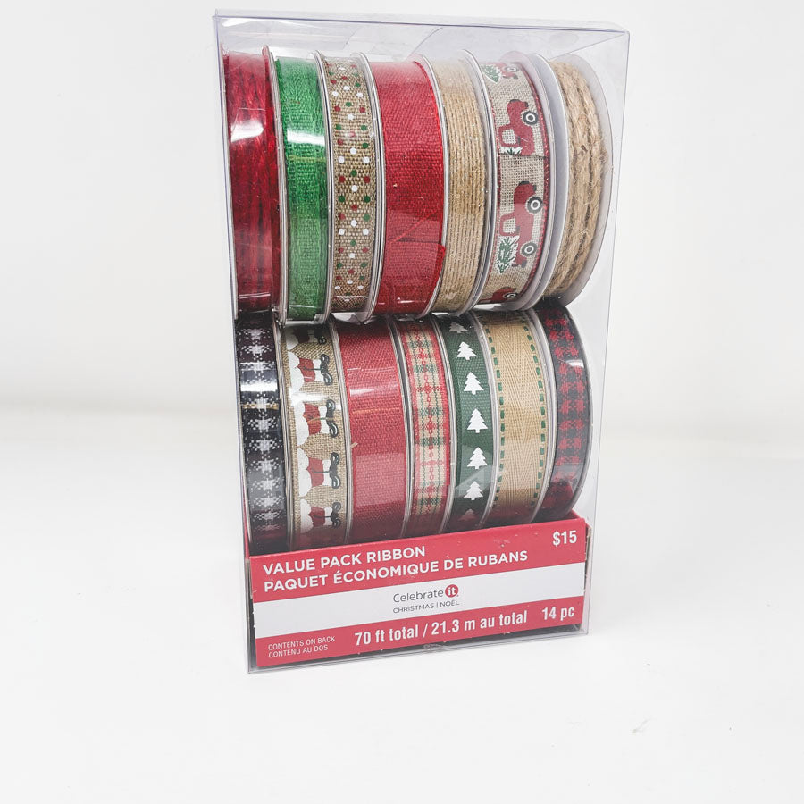 Christmas Noel Value Pack Ribbon - Celebrate It