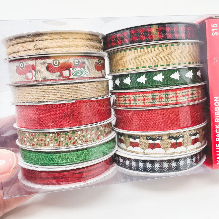 Christmas Noel Value Pack Ribbon - Celebrate It