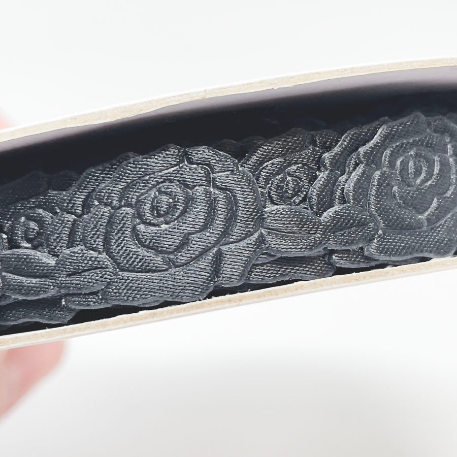 Black Rose Ribbon Spool