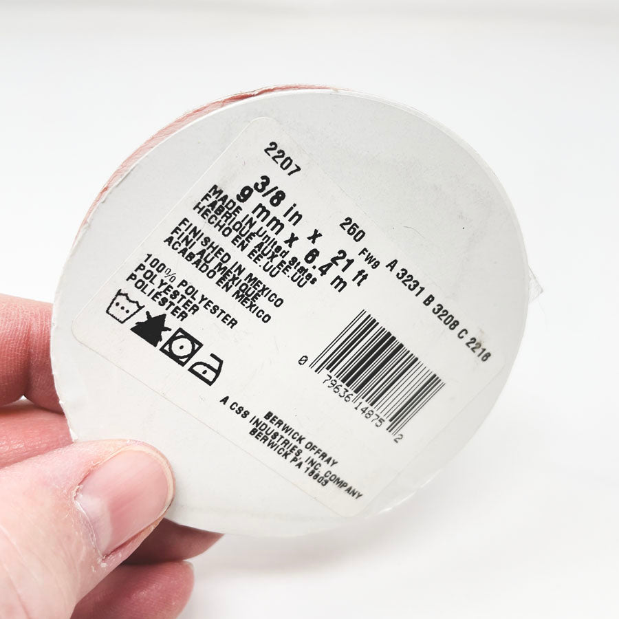 3/8" Red Satin Ribbon Spool