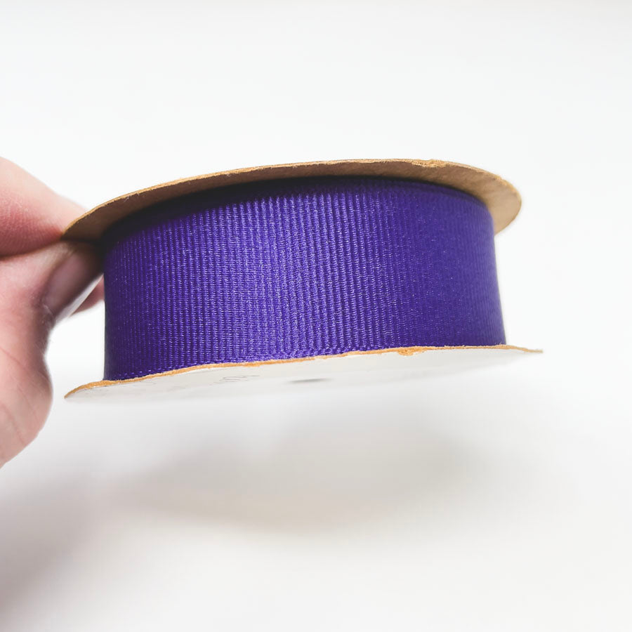 7/8" Purple Grosgrain Ribbon Spool